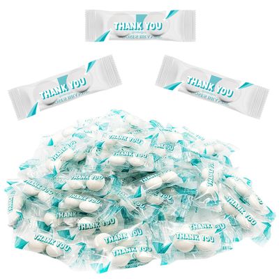 Fruidles Thank You Chocolate Mint Candies, After Dinner Mints, Kosher Certified Parve, Fat-Free, Individually Wrapped (160 Pieces (2ct. Each), White Chocolate Mints)