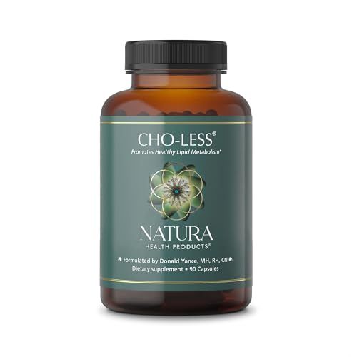Natura Health Products Cho-Less Supplement - Promotes Healthy Lipid Metabolism and Cardiovascular Health - Featuring Niacin, Red Yeast Rice, Artichoke Extract, and Beta Sitosterol (90 Capsules)