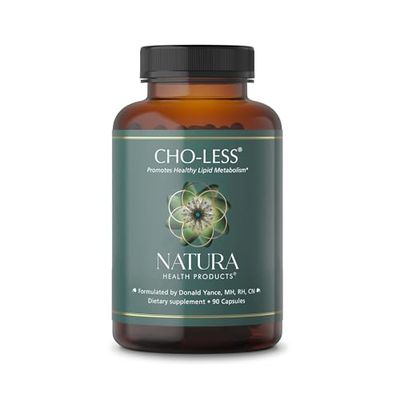 Natura Health Products Cho-Less Supplement - Promotes Healthy Lipid Metabolism and Cardiovascular Health - Featuring Niacin, Red Yeast Rice, Artichoke Extract, and Beta Sitosterol (90 Capsules)