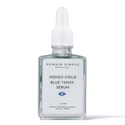 Remain Simple Indigo Child Blue Tansy Serum, 1 oz, Plant Based, Cruelty Free, Organic Face Oil for Hydration Relief, Anti-Aging Skin Rejuvenation Made with Squalene Oil For all Skin Types