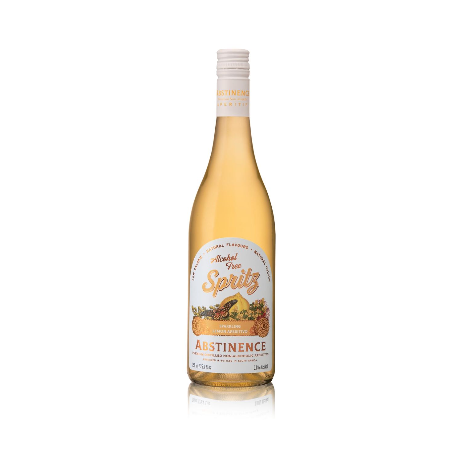 Abstinence Spirits Lemon Aperitivo Spritz Non-Alcoholic Spirit Ready-to-Drink 750ml