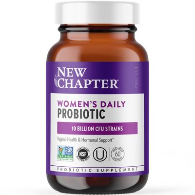 New Chapter Probiotics for Women - 60 ct (2 Month Supply), Women&#39;s Daily Probiotic with Prebiotics and Probiotics 100 Vegan Soy Free Non-GMO