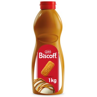 Lotus Biscoff - Spread Topping - Product of Europe (EXP. DATE DD-MM-YY) - Vegan - Biscoff Cookie Butter Syrup - 2.2lb (Pack of 1) - Non GMO