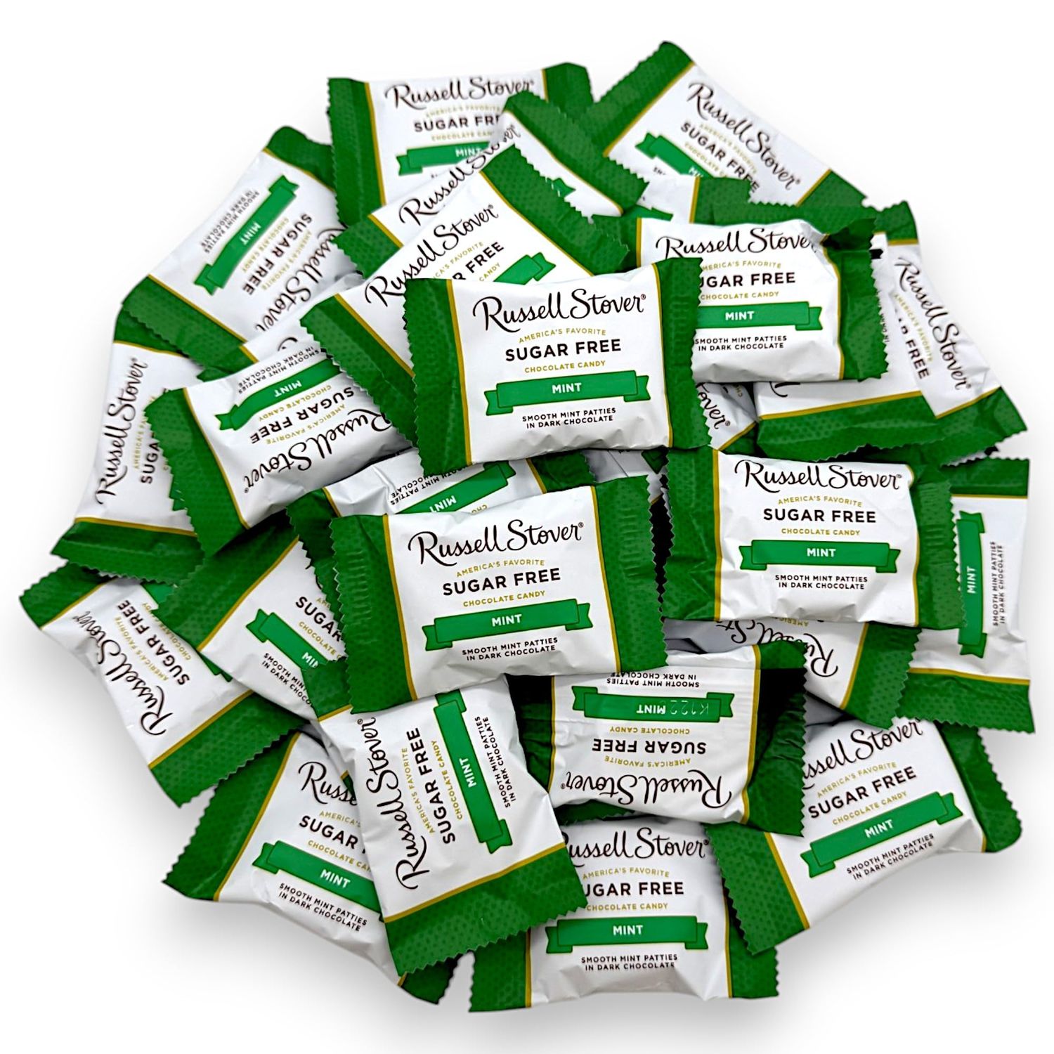 Gourmet Sugar Free Mint Patties-1 lb Deliciously Crafted Dark Chocolate Mint Delight for a Guilt-Free Indulgence Made with Stevia Extract-Perfect for Health-Conscious Chocolate Lovers(16 oz)