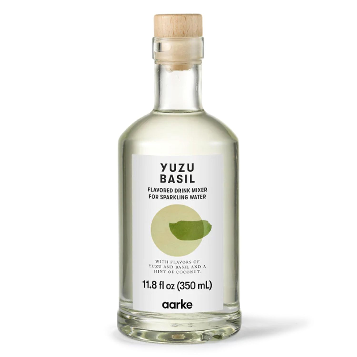 aarke Drink Mixer, Effortless Mixing for Your Home Bar, Crafted Elixir to Complement Your aarke Carbonator, Each Glass Bottle Makes 8 Beverages (Yuzu Basil)