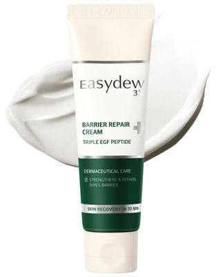 EASYDEW Barrier Repair Cream - Intense Hydration and Skin Barrier Restoration Face Moisturizer for Damaged and Irritated Skin with Cica, Hyluronic Acid, Collagen, 1.69 fl.oz.