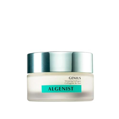 Algenist GENIUS Sleeping Collagen Night Cream - Firming Face Cream with Collagen, Collagen Amino Acids and Ceramides for a Visibly Smoother Complexion - Non-Comedogenic Skincare (2oz)