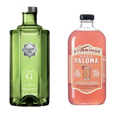 Clean Co Non-Alcoholic Gin 700ml Bottle 1-Pack With Stirrings Paloma 1-Pack