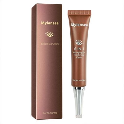 Mylansea Anti Aging Eye Cream, Retinol Eye Cream Contains Niacinamide and Hyaluronic Acid, Reduces Wrinkles, Puffiness, Crows Feet and Dark Circles, 1 Oz