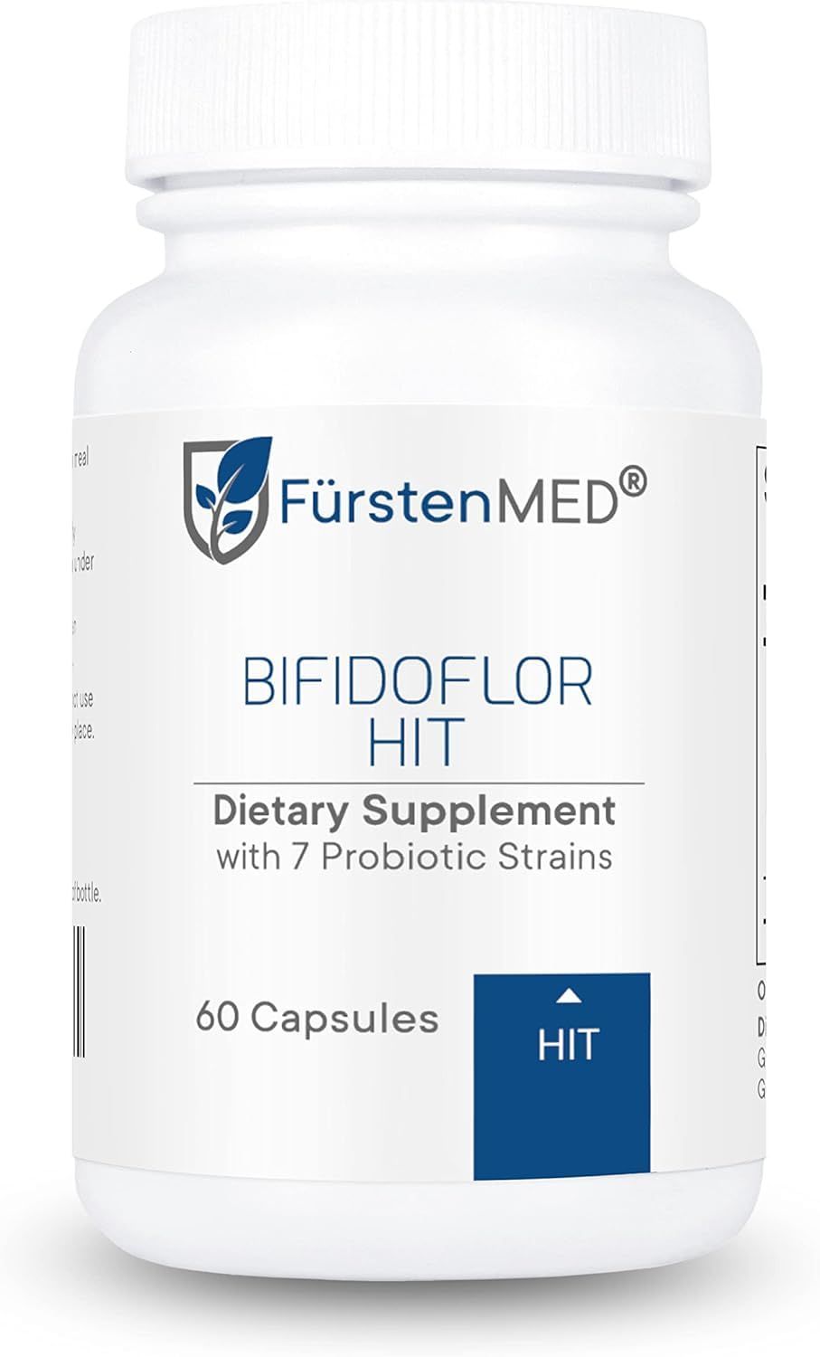 F rstenMED Bifidoflor HIT - Probiotic Supplement - Lactobacillus Salivarius, Gasseri, Rhamnosus 4 Bifidobacterium Probiotic - Normal Gut Digestive Health Support - 60 Vegan Capsules
