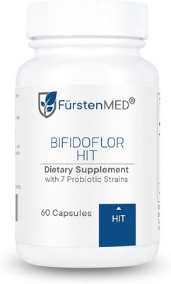 F rstenMED Bifidoflor HIT - Probiotic Supplement - Lactobacillus Salivarius, Gasseri, Rhamnosus 4 Bifidobacterium Probiotic - Normal Gut Digestive Health Support - 60 Vegan Capsules