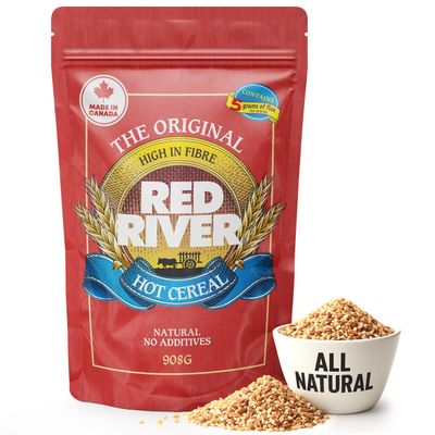 Red River Cereal - 7 Grain Hot Cereal (2lbs 685g) Made in Canada at Arva Flour Mills - All Natural, No-Additives (1-Pack)