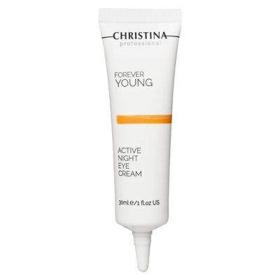 -CHRISTINA- Forever Young Active Eye Night Cream with Retinol Avocado Oil Eye Cream Rejuvenates, Moisturizes, and Nourishes the Skin 30ml