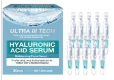 Ultra Hydrating Serum, Hyaluronic Acid Anti-Aging, Smooth Skin, Daily Moisturizing Skincare Treatment, Pre-Makeup Hydrating Face Serum Reduces Wrinkles, Fine Lines Puffiness