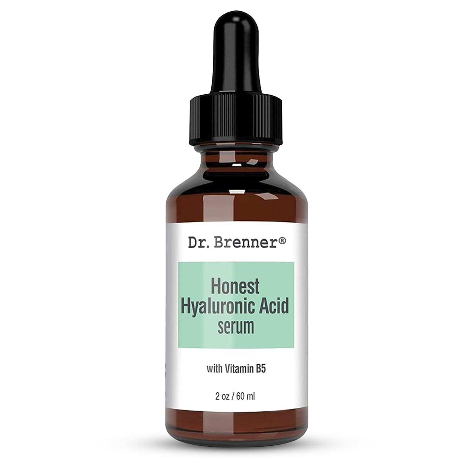 2 oz. Hyaluronic Acid Serum For Skin, Made with 100 Pure Hyaluronic Acid, Plumping, Anti-Aging, Hydrating, Moisturizing HA Serum With Vitamin B5 by Dr. Brenner (2 oz)