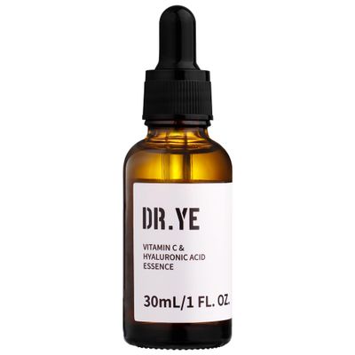 DR.YE Vitamin C Serum for Face with Hyaluronic Acid, Hydrating Tightening, Dual Vitamin C with Vitamin E Pro-Xylane, For All Skin Types, 1fl oz Tawny Dropper Bottle