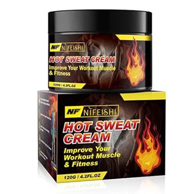 Hot Sweat Cream, Fat Burning Cream for Belly, Slim Shaping Workout Enhancer Gel for Women and Men, Tummy Slimming Cream Cellulite Treatment for Thighs, Legs, Abdomen, Arms and Buttocks