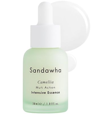 SKINCURE Sandawha Multi-Action Intensive Essence - Vegan Korean Serum - Improves Wrinkles Skin Texture with Organic Ingredients - Hydrating Soothing Skiincare - Cruelty Free, 1.01 fl.oz.