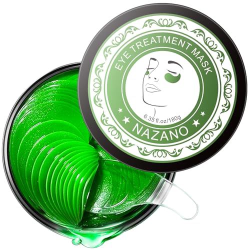 NAZANO Under Eye Patches for Dark Circles and Puffiness - Under Eye Masks Anti-Aging Collagen Hyaluronic Acid, Reduce Dark Circles Wrinkles Skincare Beauty Products for Self Care (30 Pairs) 2