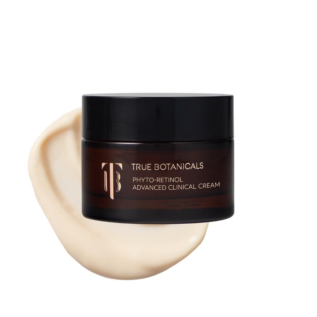 True Botanicals Phyto Retinol Advanced Clinical Cream Anti-Aging Serum Retinol Alternative Targets Reduces Fine Lines Wrinkles Dermatologist Tested, All Natural, Vegan 1 fl oz 30 ml