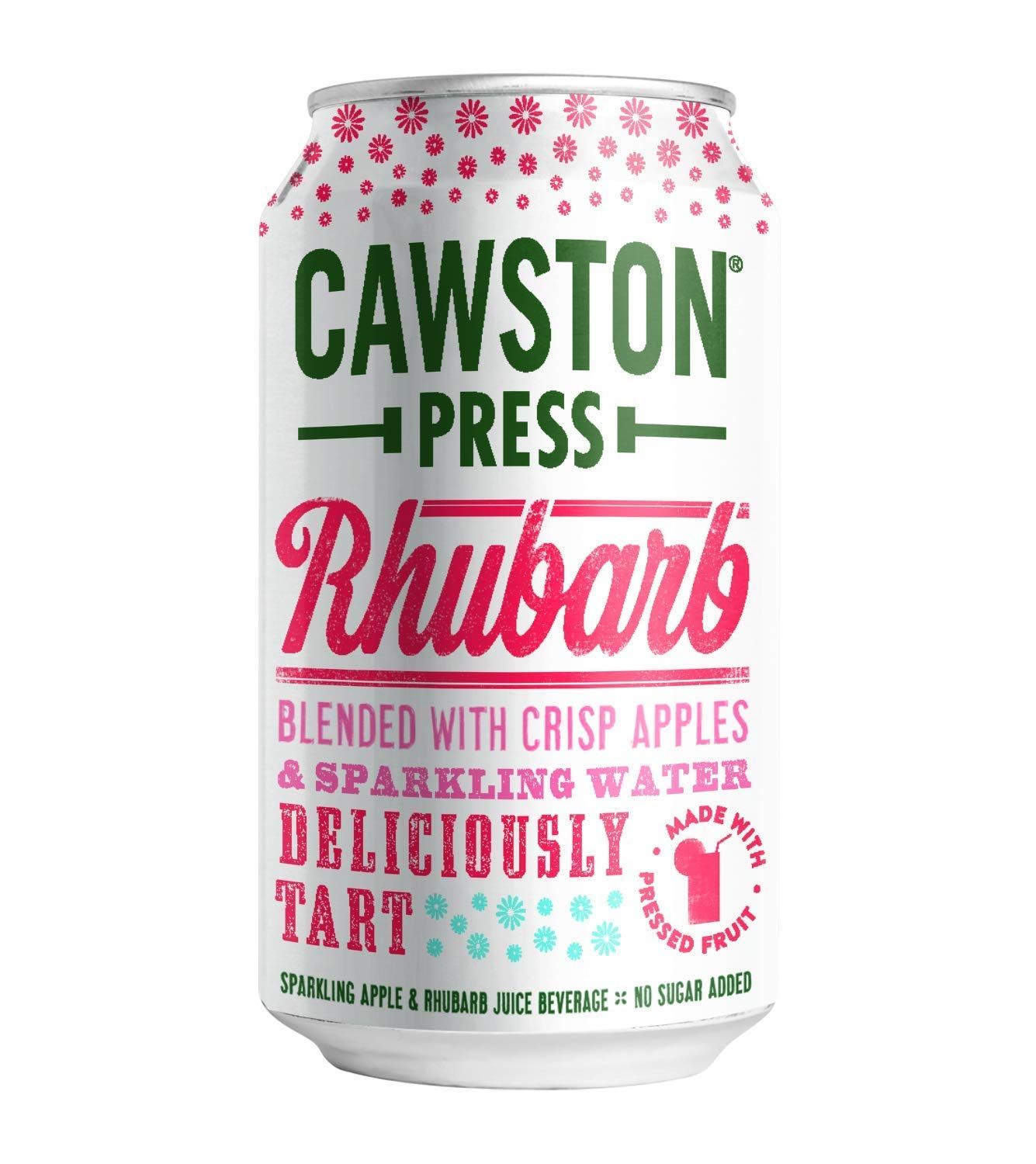 Cawston Press Sparkling Rhubarb Apple Juice, 11.15 Ounce Cans (Pack of 24)
