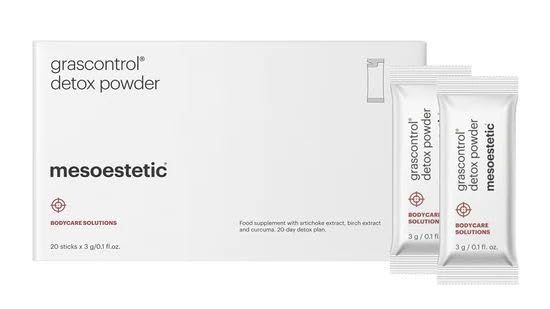 Mesoestetic Grascontrol Detox Powder 20 Sticks wPowder (Artichoke Extract, Birch Extract and Turmeric)