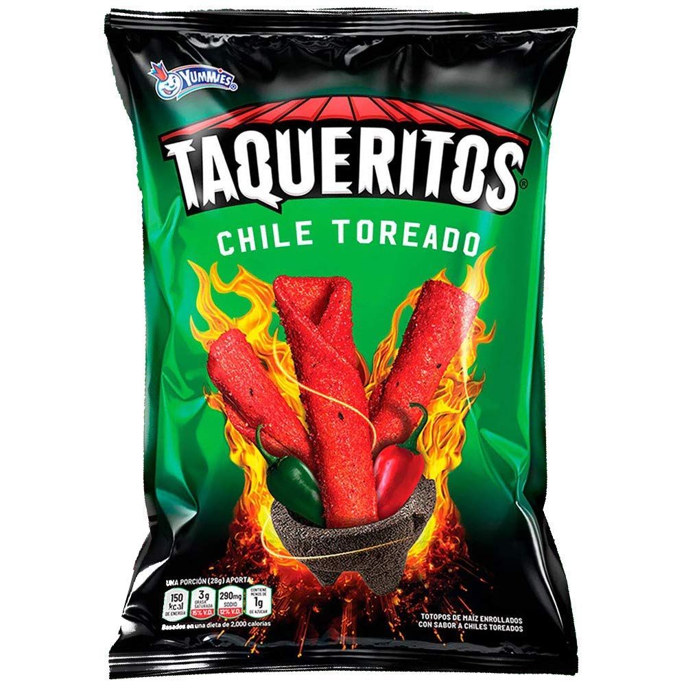 Taqueritos Extremos Chile Toreado One piece of it fulfills desires 8oz Bags (Pack of 01)