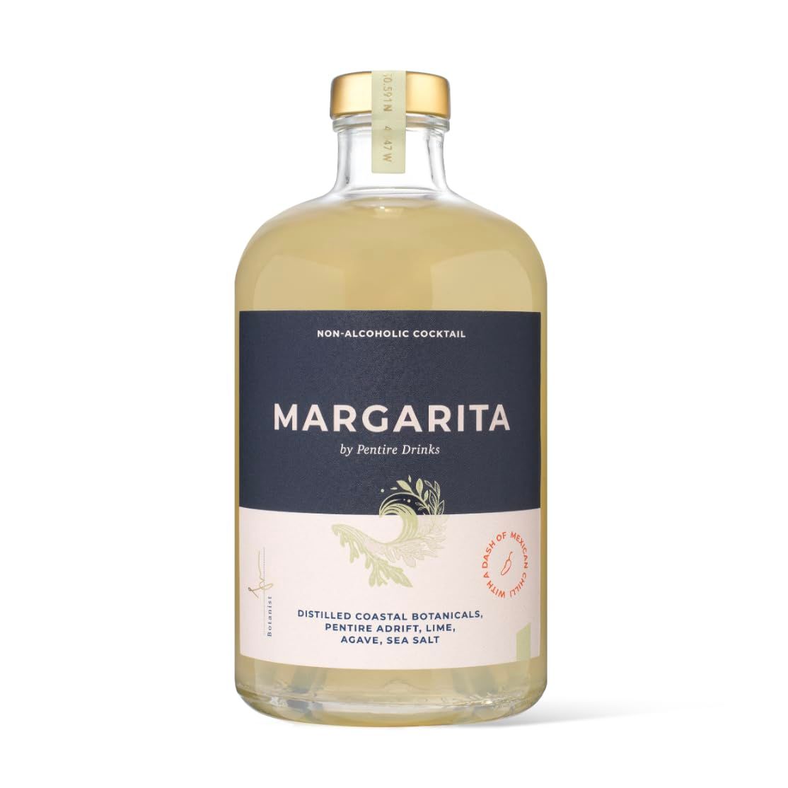 Pentire Margarita 50cl - Botanical Alcohol Free Cocktail - Distilled from Native Cornish Plants - No Added Sugar - Vegan - Nothing Artificial - 500ml Bottle