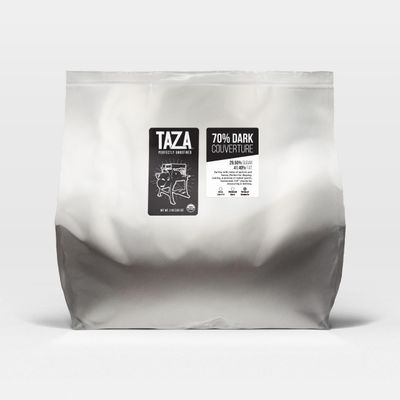 Taza Chocolate Organic Bulk Couverture Chocolate 70, 3 kg bag (1 count), Vegan