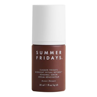Summer Fridays Midnight Ritual Retinol Serum - Renewal Anti Aging Serum for Face, Fine Lines Discoloration - Enriched with Jojoba Oil, Hyaluronic Acid Niacinamide to Renew Skin&#39;s Appearance (1 oz)