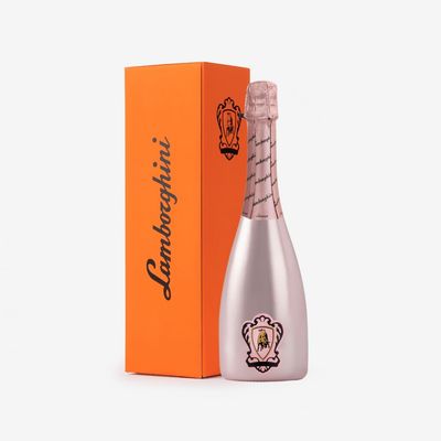 LAMBORGHINI SPARKLING ROS ALCOHOL-FREE - Premium Non-Alcoholic 750ml Luxury Ros Beverage for Weddings, Baby Showers, Birthdays, Corporate Events, and Celebrations