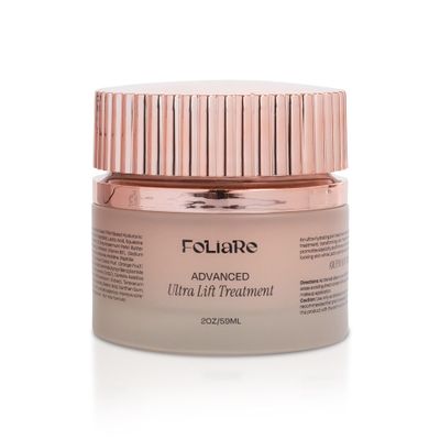 Foliare Ultra Lift Treatment Moisturizer - Day Night for Hydration, Firming Anti-Aging Peptide Complex, CoQ10, Botanicals for Elasticity Vegan, Cruelty-Free 2 fl oz