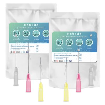 PDO Mono Threads, Pdo Threads For Face Lift, PDO Threads for Whole Body Lifting (20PCS-27G50mm) Wrinkle Smoothing and Improves Skin Texture