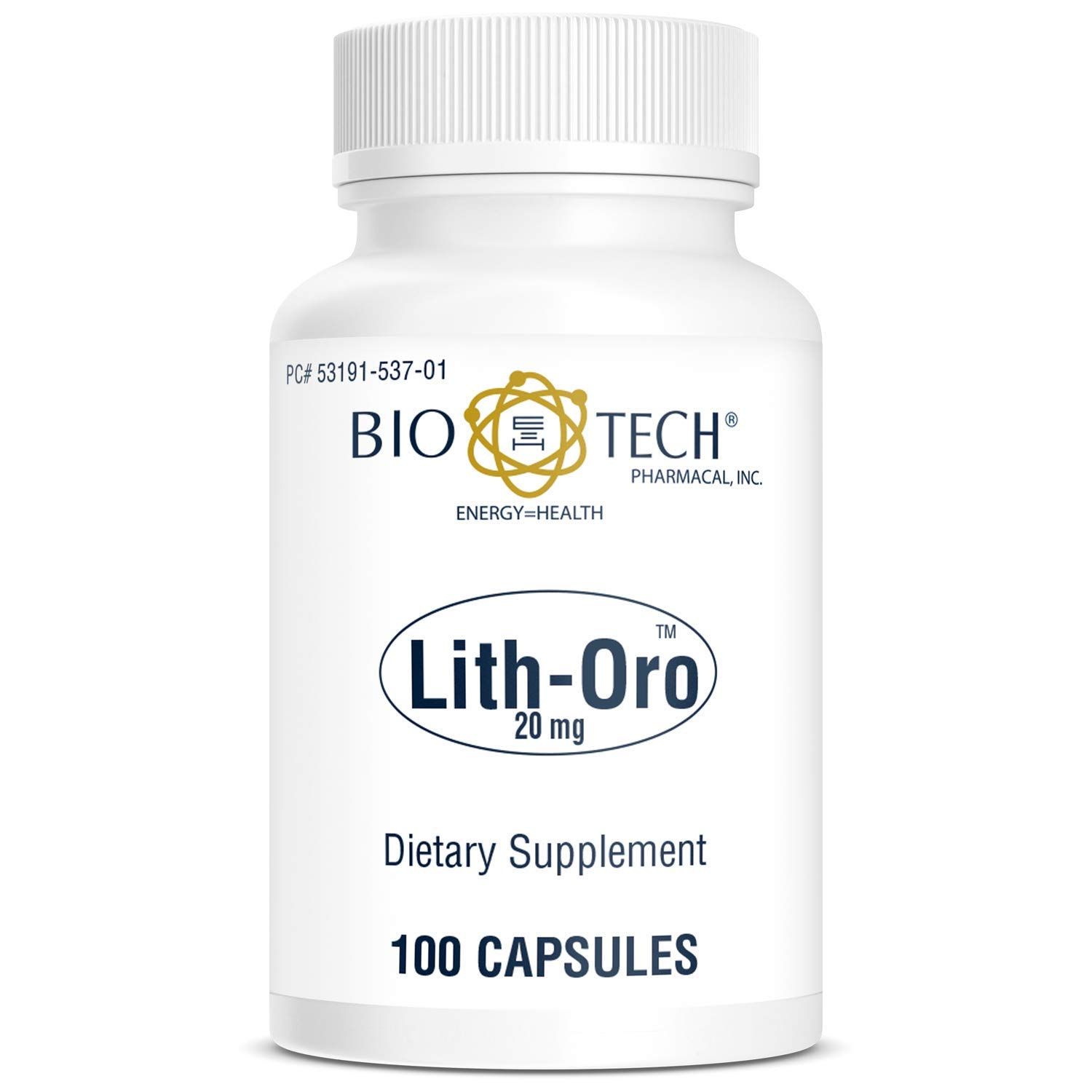 Bio-Tech Pharmacal Lith-Oro Dietary Supplement (20mg, 100 Count)
