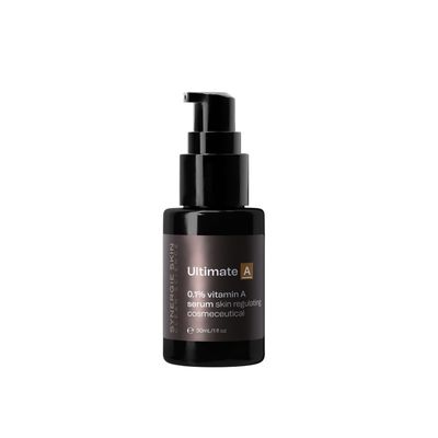 Synergie Skin - Ultimate A, Antioxidant Night Serum with Pure Retinol, Retinol Serum for Face, Vitamin A Serum with Witch Hazel, Anti Wrinkle Serum for All Skin Types, 30 ml