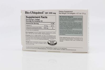 Bio-Ubiquinol QH 100 mg 30 Softgels