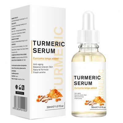 Turmeric Serum for Dark Spots, All Natural Hydrating Brightening Oil for Dry Skin,Cleanses Skin,Anti Aging Face Serum Moisturizer for Age Spots Sun Spot,1 oz