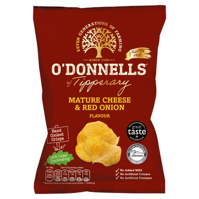 O&#39;Donnells Cheese Onion 47.5g (1.7oz) 8 Pack