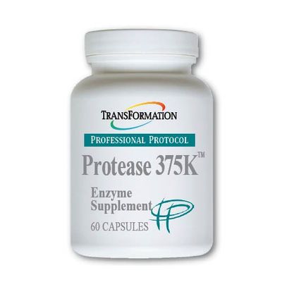 TRANSFORMATION THE GENESIS OF GOOD HEALTH Protease 375K Enzyme Blend Supplement, High-Potency Formula for Protein Absorption Gut Health, Advanced Enzym Support, Non-GMO, 60 Capsules