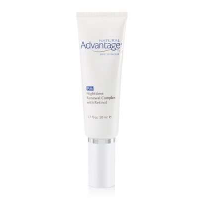 Natural Advantage Nighttime Renewal Complex - with Retinol, Shea Butter, and Vitamin E - For Enlarged Pores and Uneven Skin Tone - 1.7 Ounces by Jane Seymour