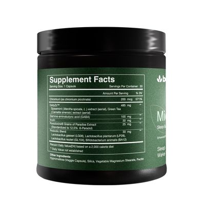 MidnightSlim Nighttime Fat Burner for Weight Loss, Deep Sleep Gut Health Bloating, Metabolism Belly Fat Support Probiotics, Paradoxine , GABA 30 Capsules