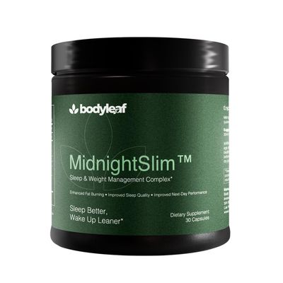 MidnightSlim Nighttime Fat Burner for Weight Loss, Deep Sleep Gut Health Bloating, Metabolism Belly Fat Support Probiotics, Paradoxine , GABA 30 Capsules