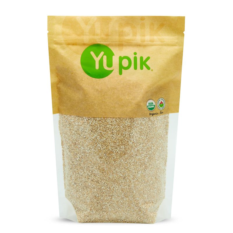 Yupik Organic Oat Bran, Gluten-Free, 2.2 lb (35.2 oz), Non-GMO, Kosher, Vegan, Raw, Made from Hull of Whole Grain Oats, Good Source of Fiber, Ideal for Baking Cooking