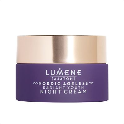 Lumene Ajaton Radiant Youth Night Cream - Rejuvenating Anti Aging Moisturizer with Antioxidants - Face Cream for Fine Lines and Wrinkles - Skin Firming Rejuvenating Night Face Cream (50ml)