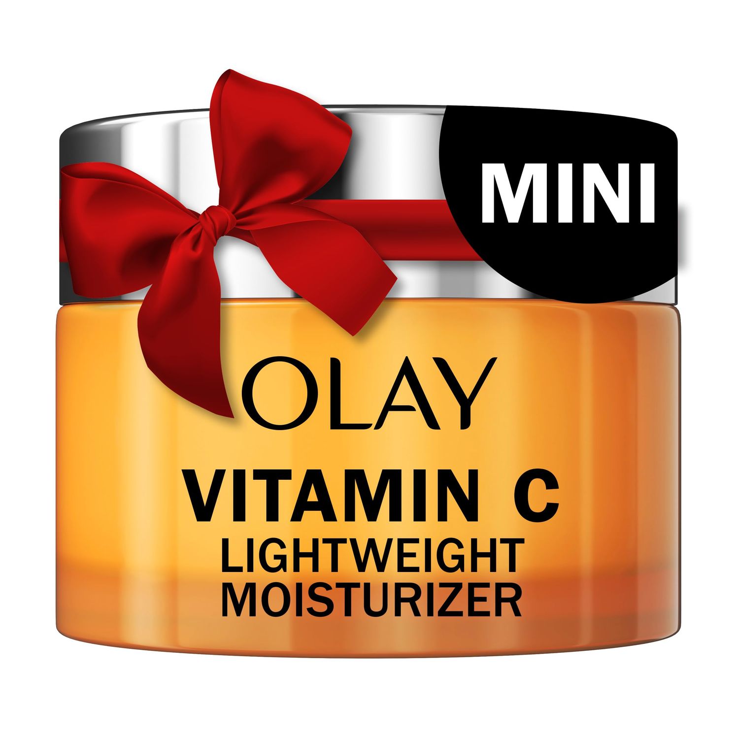 Olay Vitamin C Face Moisturizer, Brightening Cream for Women, Trial Size, Evens Tone, Dark Spot Hyperpigmentation Reduction, Glowing Skin Care - Niaciniamide, Lactic Acid, 0.5 Oz