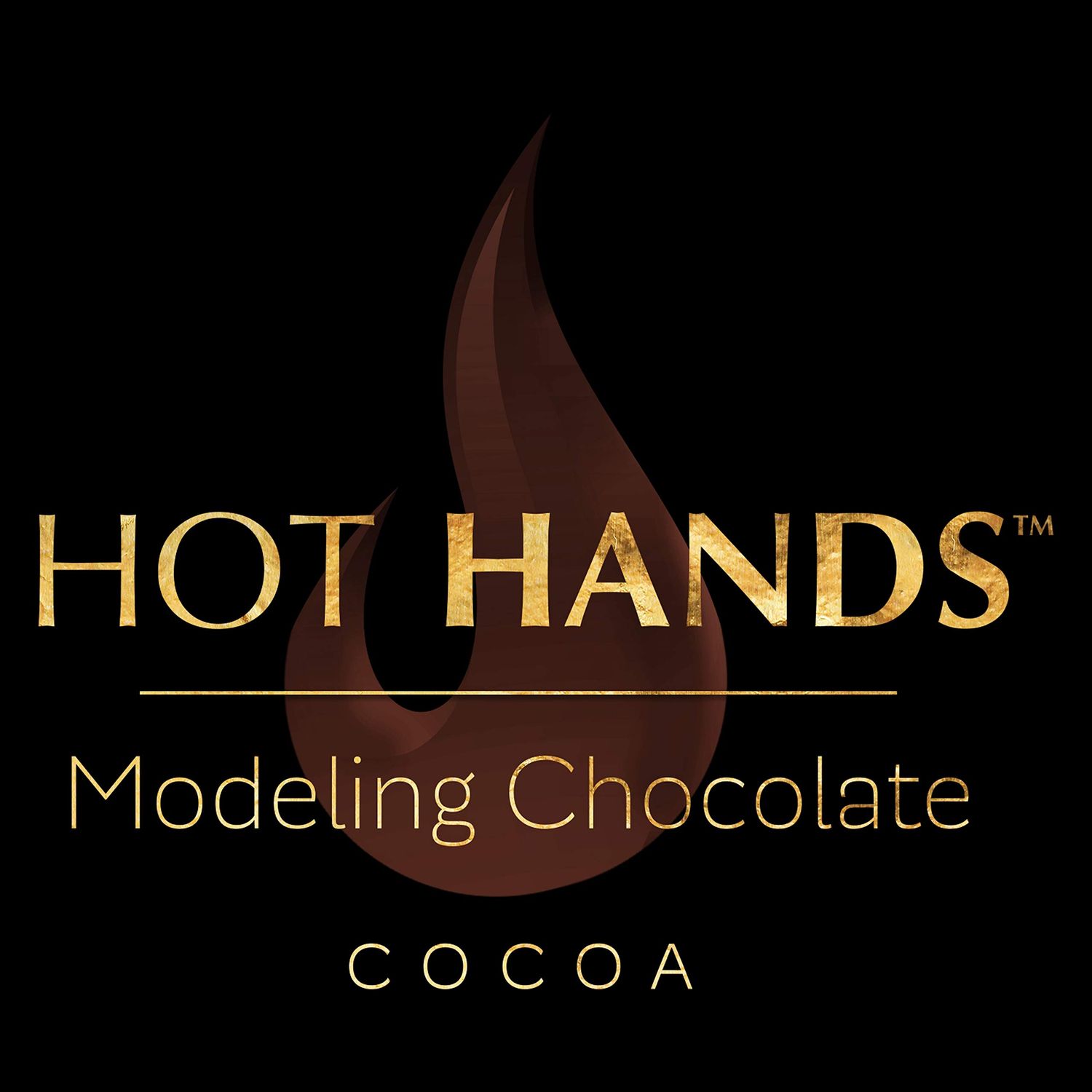 Modeling Chocolate, Premium Gourmet Modeling Chocolate in COCOA by Hot Hands Modeling Chocolate for Cookies and Cakes 2 POUND VALUE PACK