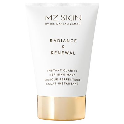 MZ SKIN Radiance Renewal Mask, 8.5 Fruit Acid Complex, with AHA&#39;s Including Lactic Acid Azelaic Acid, for Instant Clarity, Brightening Pigmentation and Pore Refinement, 3.4 fl oz