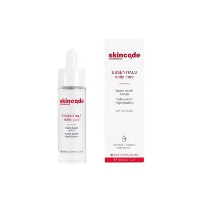 Skincode Hydro Repair Serum 30ml Advanced Hydrating Serum for Dehydrated Aging Skin Soothing Face Serum with Active Skin Repair for Radiance Firmness Ideal Skin Care with Retinol Vitamin C