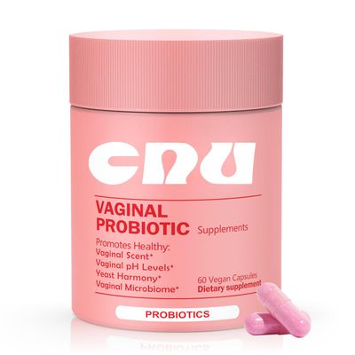 Ruolai Vaginal Probiotics for Women with Prebiotics- pH Balance Prebiotics with Lactobacillus Blend - Promote Healthy Vaginal Flora Vaginal Odor,60 Count