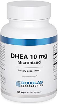 Douglas Laboratories DHEA 10 mg Capsules - Micronized - Supports Hormone Balance, Immunity, Brain, Bone Health Metabolism - Non-GMO - 100 Vegetarian Capsules